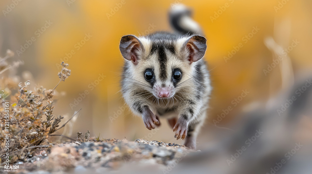 Adorable Wildlife: A Captivating Close-up of a Small, Furry Mammal in Nature Adorable Wildlife: A Captivating Close-up of a Small, Furry Mammal in Nature