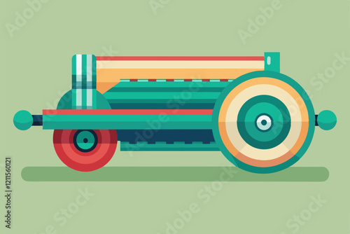 Flat jade roller with a customizable design for skincare enhancement and relaxation during beauty routines, Jade roller Customizable Flat Illustration