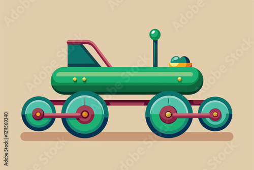 A customizable jade roller is shown, designed to promote skin care and relaxation experiences, Jade roller Customizable Semi Flat Illustration