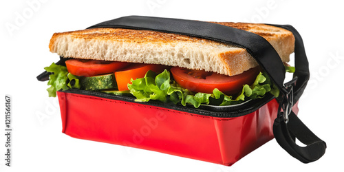 sandwich with tomato sauce