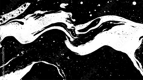 Grunge soap texture with foam and water. Wash background with bubble pattern and clean soapy liquid. Sponge smear overlay. Abstract vector design.