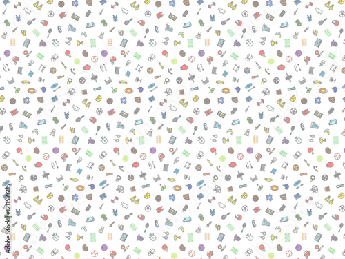 スポーツ関連の壁紙イラスト