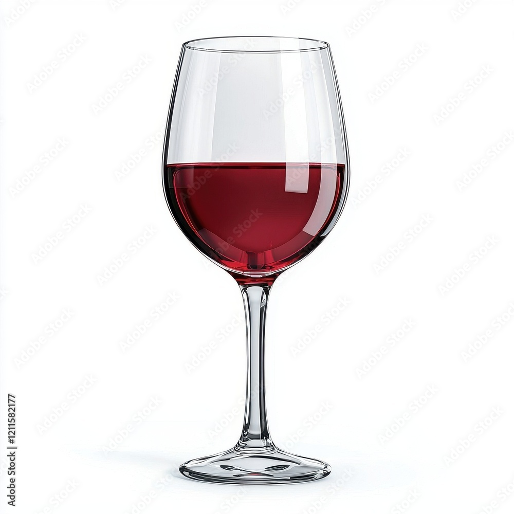 A elegant glass filled with rich red wine, showcasing its deep color and reflective surface, perfect for wine enthusiasts and gatherings. A elegant glass filled with rich red wine, showcasing its deep color and reflective surface, perfect for wine enthusiasts and gatherings.