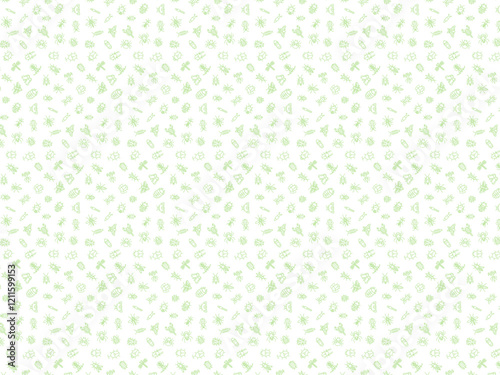 ミニ昆虫の壁紙イラスト