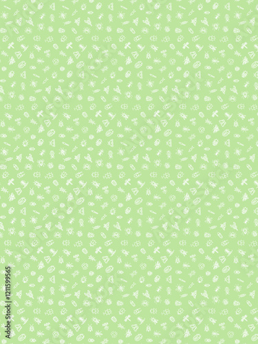 ミニ昆虫の壁紙イラスト