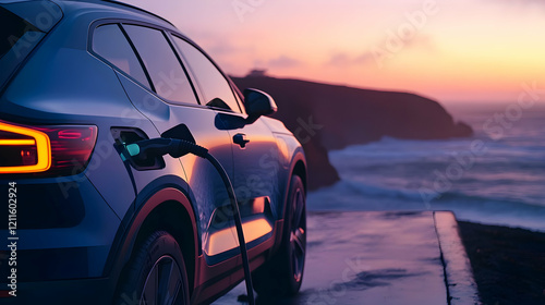 Electric Vehicle Charging at Sunset Coast: Ocean View Road Trip