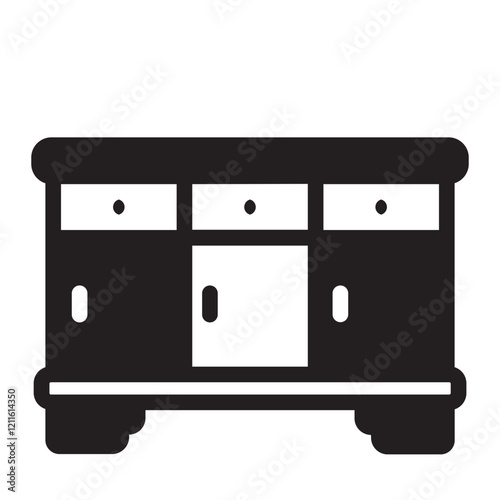 Drawers glyph icon