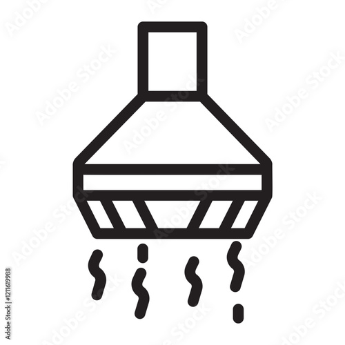 Extractor Hood line icon