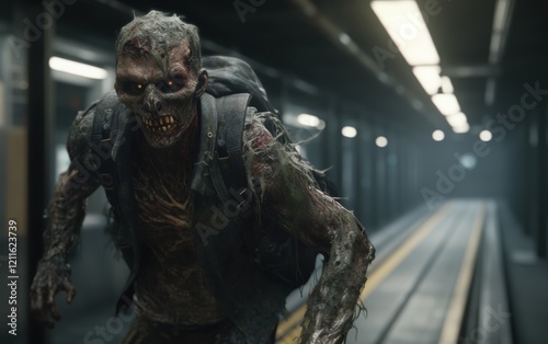 Zombie in Subway Station