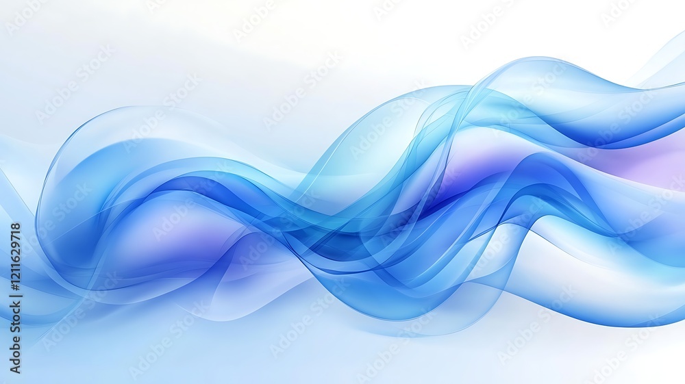 Abstract Blue Wave Forms Design Background Abstract Blue Wave Forms Design Background