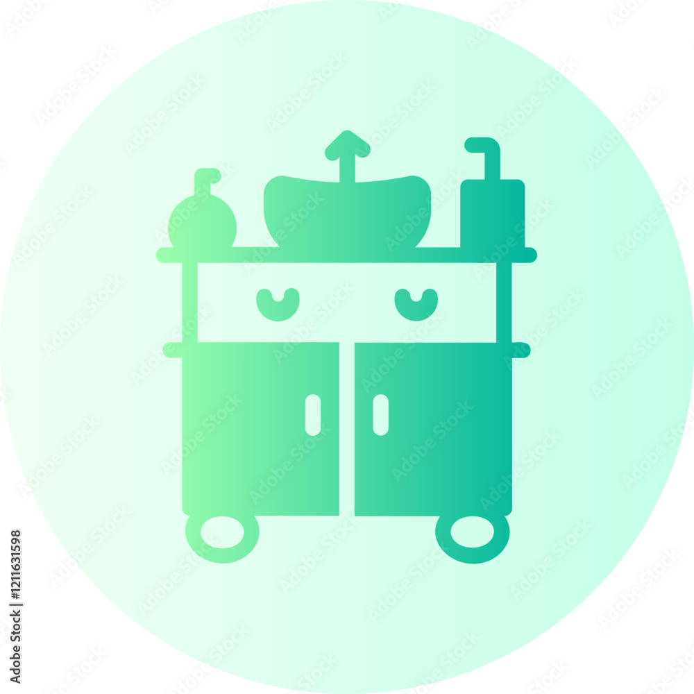 sink gradient icon sink gradient icon