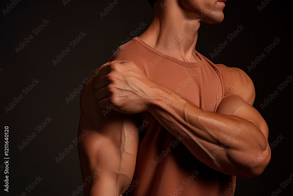 Detail of muscular legs with emphasis on endurance and definition Detail of muscular legs with emphasis on endurance and definition