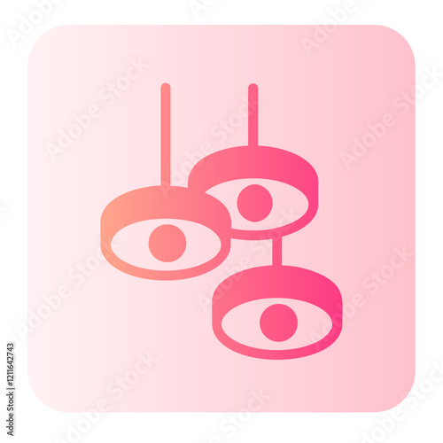Ceiling Lamp gradient icon
