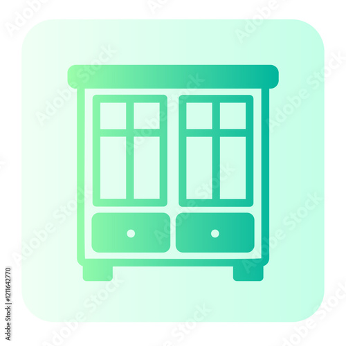 Cabinet gradient icon