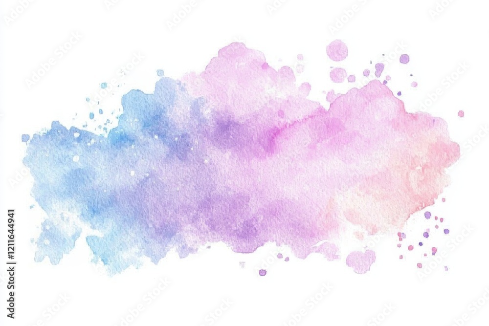 Soft Pastel Rainbow Watercolor Over White Canvas Soft Pastel Rainbow Watercolor Over White Canvas