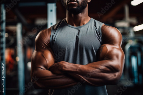 Broad, muscular back with detailed structure focusing on body symmetry