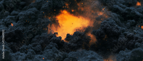 Wallpaper Mural Dusty texture creates immersive experience in 3D render of virtual world Torontodigital.ca