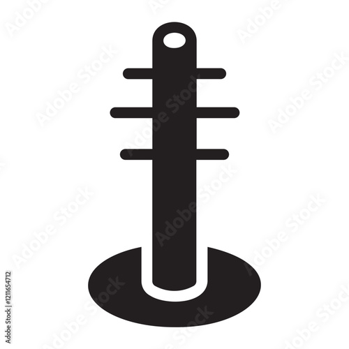coat rack glyph icon