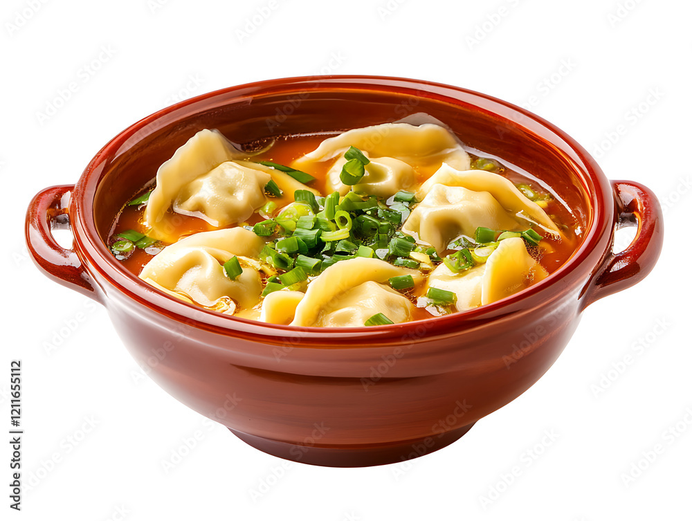 Delicious dumpling soup recipe home kitchen food photography cozy environment close-up viewpoint
