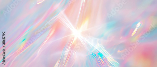 Pastel holographic gradient background with smooth texture and clear central focus