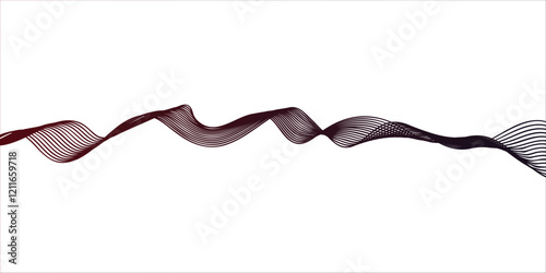 vector, doodle, wave, black, tide, brush, stroke, of, paint, isolated, on, white, background, realistic, cutout, on, transparent, background, spray, gradient, lines, texture, overlay