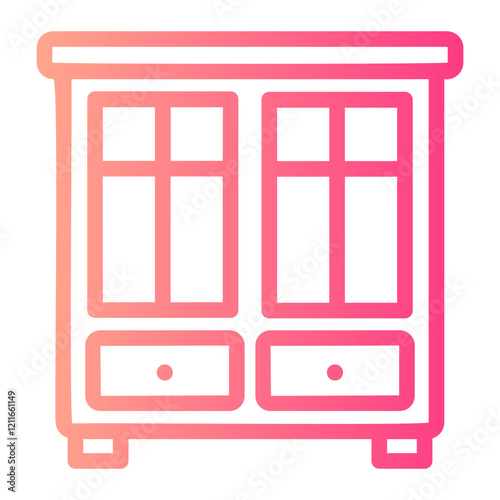 Cabinet gradient icon