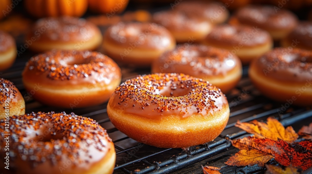 Delicious Caramel Donuts Autumn Delight Delicious Caramel Donuts Autumn Delight