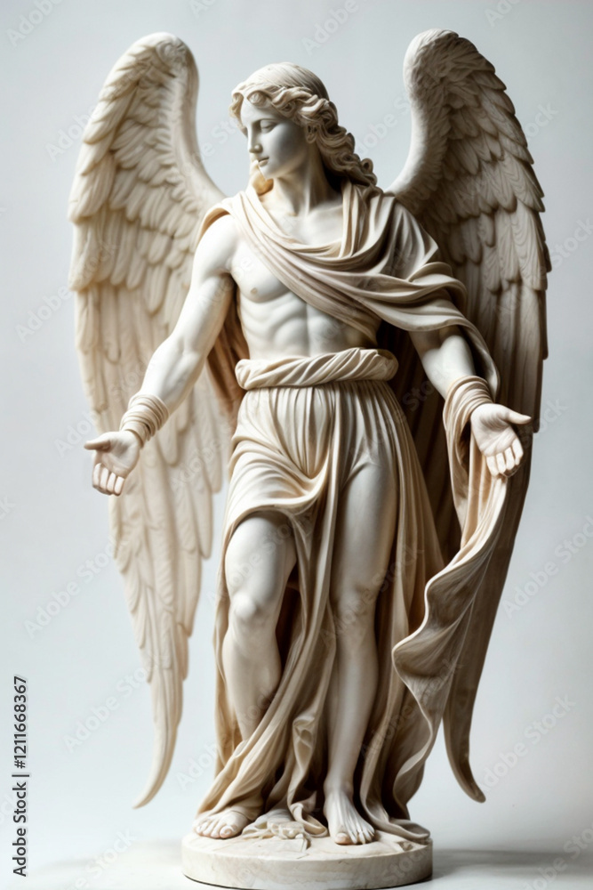 Obraz premium A statue of a winged angel