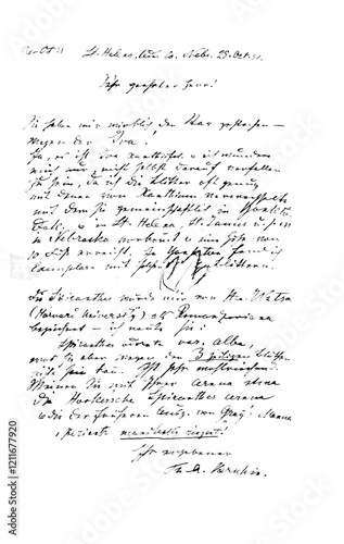 random hand writing