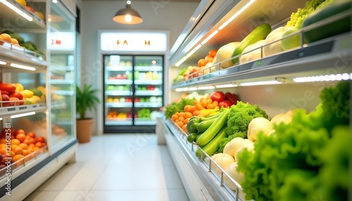 shopping in supermarket