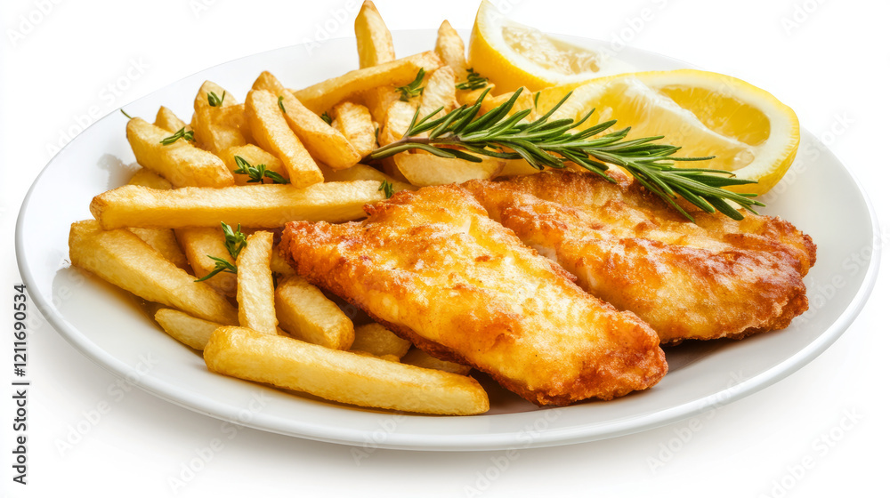 The ultimate guide to making crispy battered fish and chips with lemon and herbs for a classic British seafood meal The ultimate guide to making crispy battered fish and chips with lemon and herbs for a classic British seafood meal