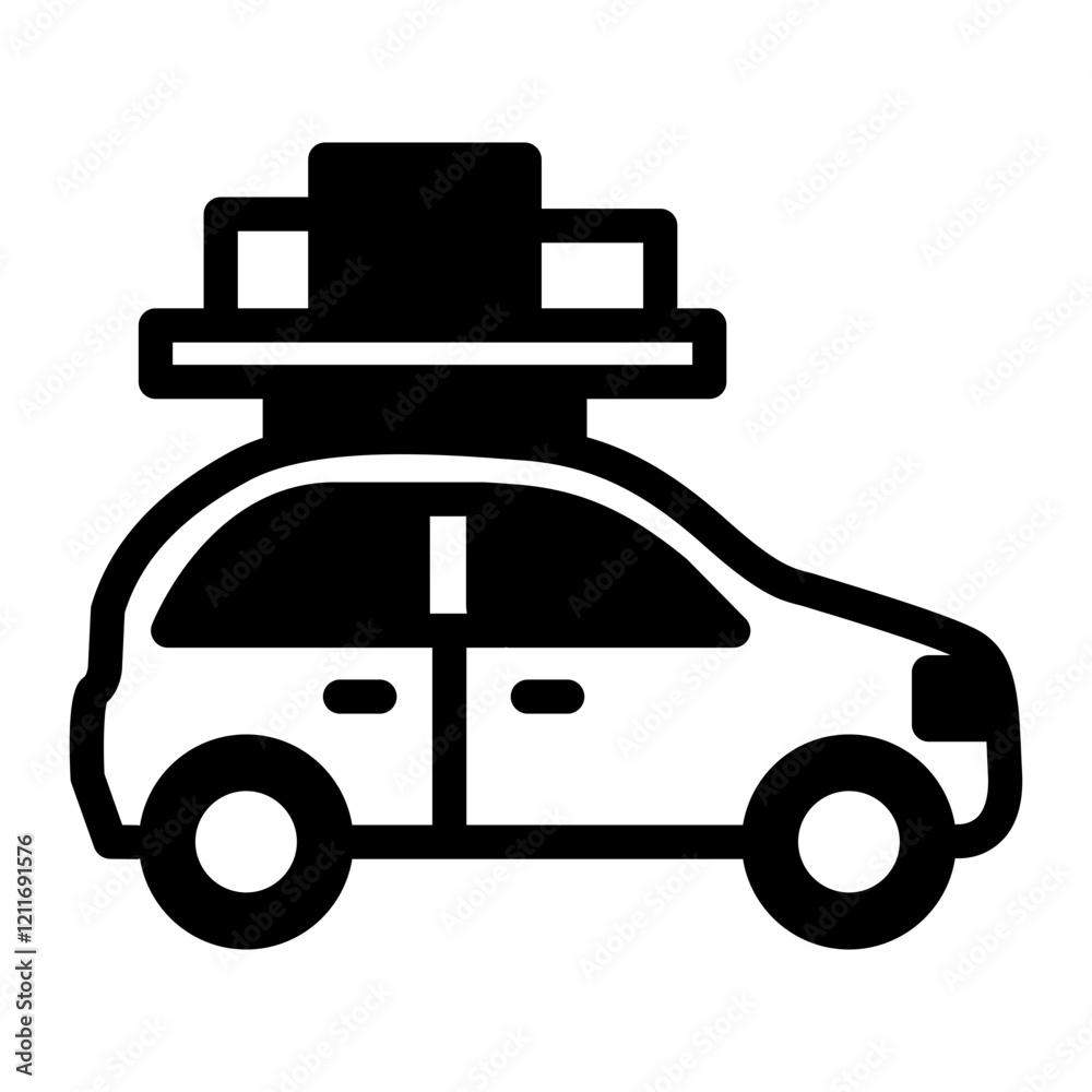 Obraz premium car solid style