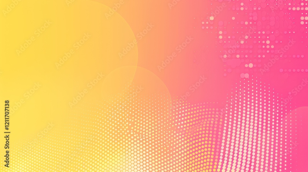 Obraz premium Abstract Background with Halftone Dots and Gradient