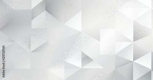 Abstract geometric pattern in shades of white and gray, suitable for backgrounds or design.