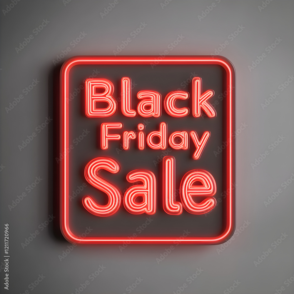 Obraz premium Black friday sale tag circle banner and background. AI generative. 