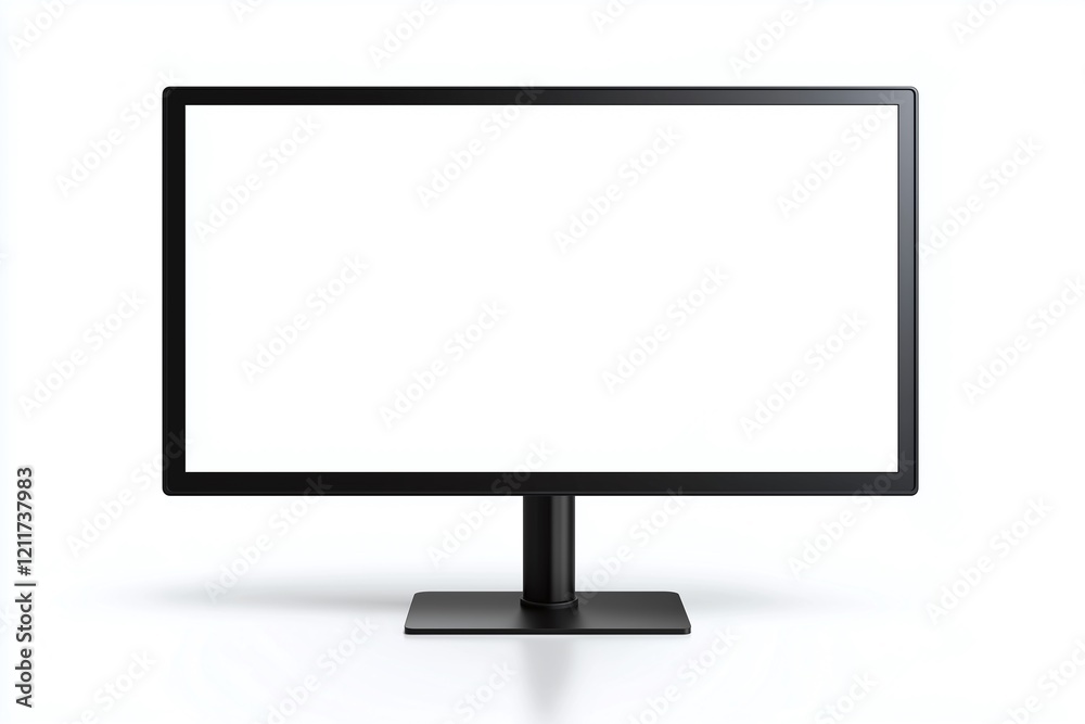 Technology concept clean desktop with white background Technology concept clean desktop with white background