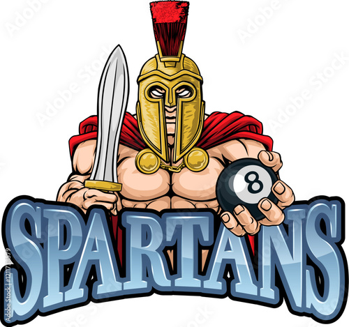 A spartan or trojan angry m...
