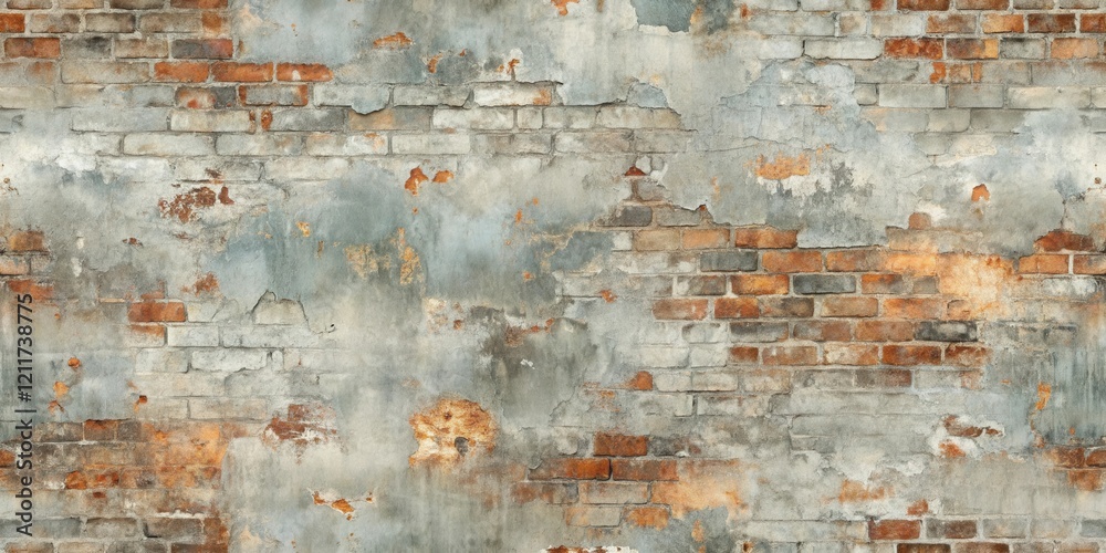 Weathered Brick Wall Texture A Detailed Depiction of Aged Masonry with Peeling Plaster and Rustic Charm Weathered Brick Wall Texture A Detailed Depiction of Aged Masonry with Peeling Plaster and Rustic Charm