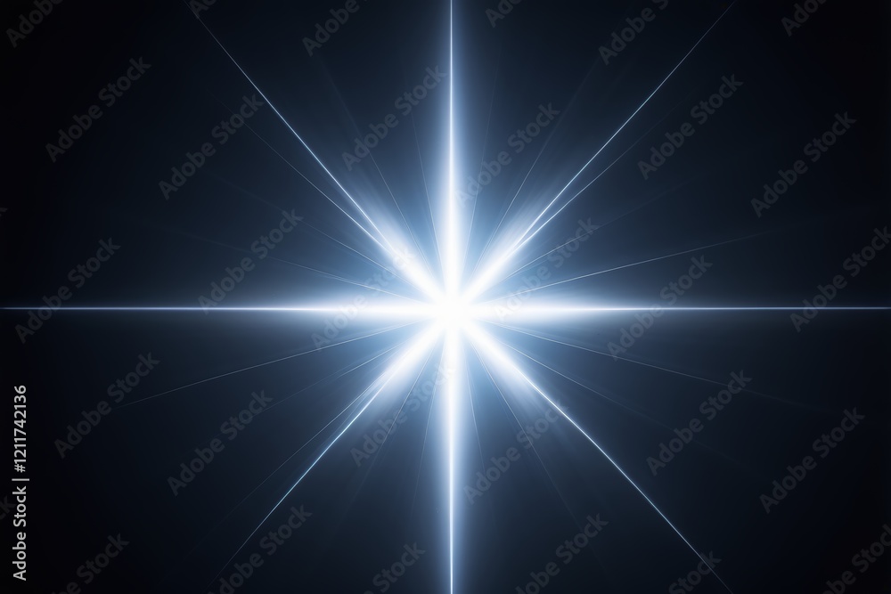 Fototapeta premium arafed image of a starburst with a black background