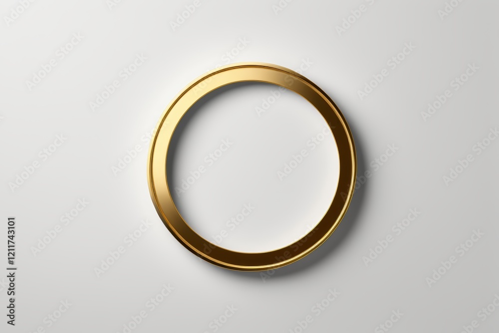 a close up of a gold ring on a white surface a close up of a gold ring on a white surface