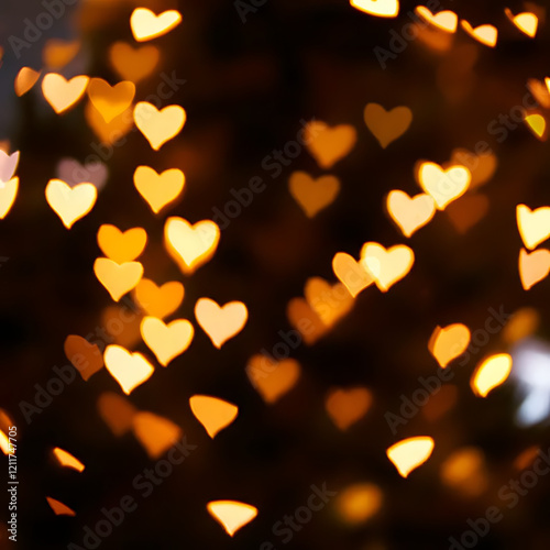 abstract heart shape background