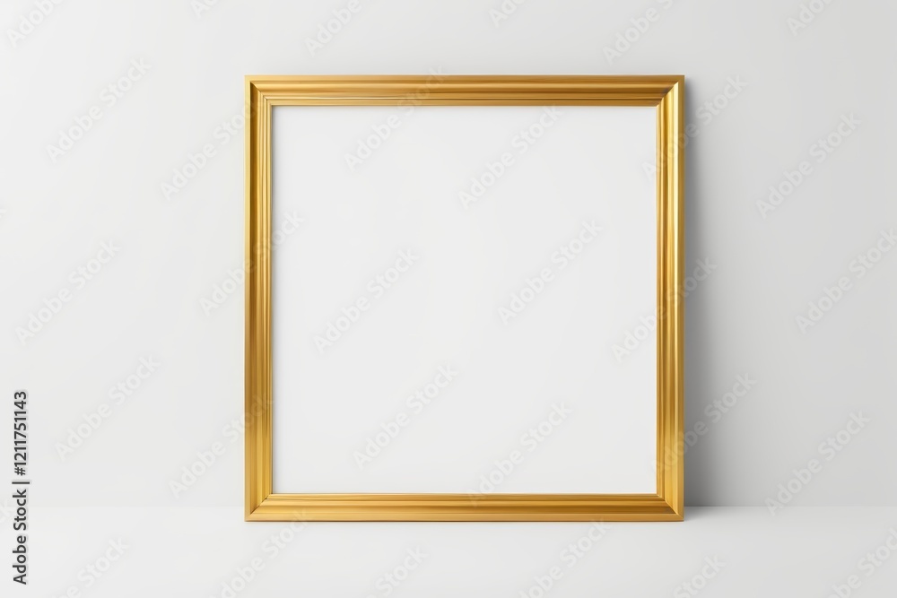 Obraz premium a close up of a picture frame on a wall with a white background