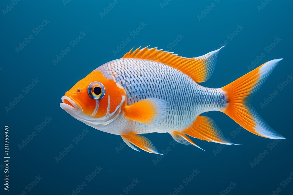 there is a fish that is swimming in the water there is a fish that is swimming in the water