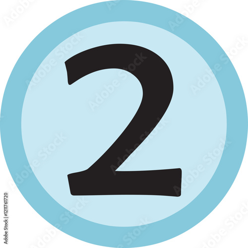 number  in circle