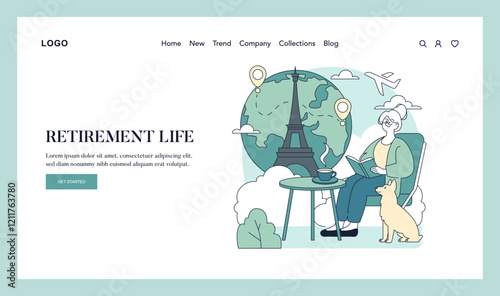 Life Moments. Flat Vector Illustration