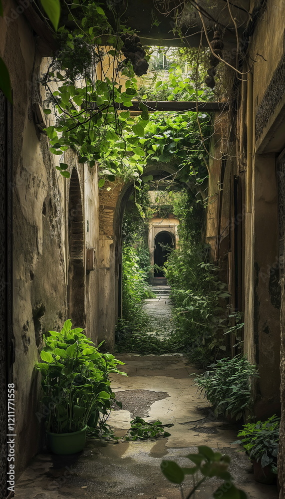 Fototapeta premium Mystical atmosphere In the atmosphere of Fez legen_008