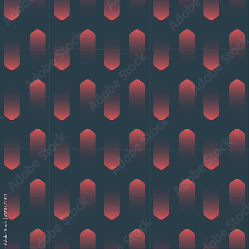 A Dark Seamless Red Gradient Pattern trend vector, A texture of red black abstract Background. Modern Red Art Illustration for Textile Print, vector illustration.