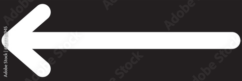 Arrows big white set icons. left arrow collection different arrows sign. vector Different cursor arrow direction symbols in flat style. Eps 10.