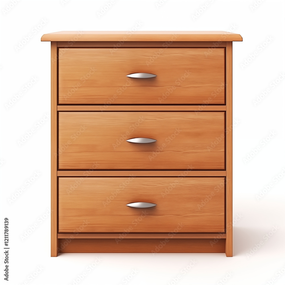 ThreeDrawer Wooden Chest Light Wood Modern Furniture Bedroom Storage ThreeDrawer Wooden Chest Light Wood Modern Furniture Bedroom Storage