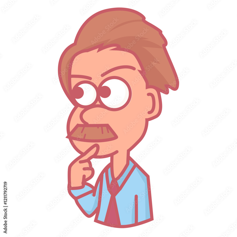 Cute cartoon Illustration girls and boys with various MBTI expressions Cute cartoon Illustration girls and boys with various MBTI expressions